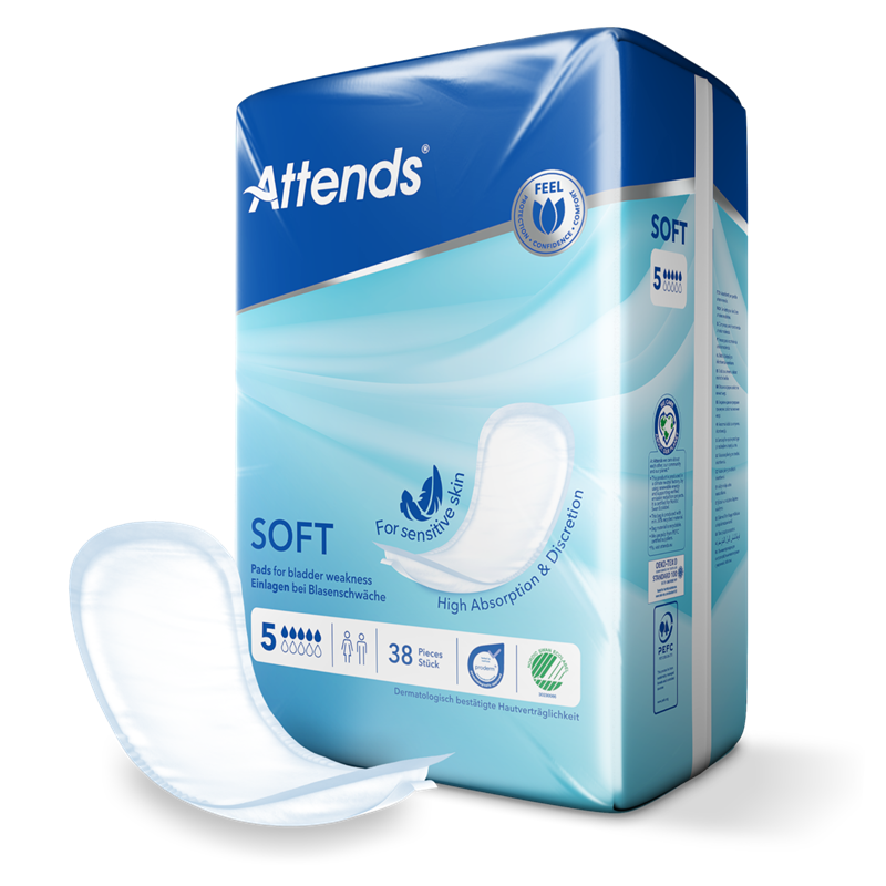 Attends Soft Stl 4-7