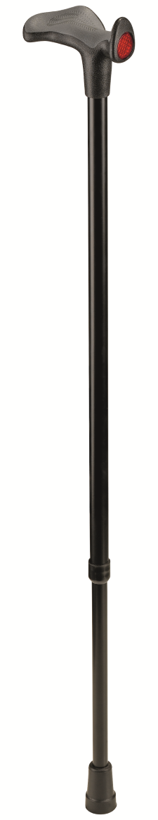 Stödkäpp m. ergonomiskt handtag