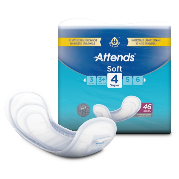Attends Soft Stl 4-7
