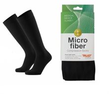 Microfiber tunn kompressionsstrumpa