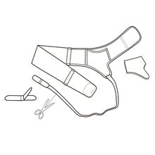 Ljumskbråckbandage Balder Enkelsidig