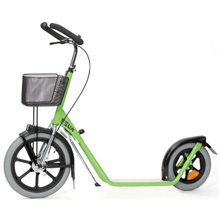 ESLA Sparkcykel 2-hjulig med hybridsstyre och korg