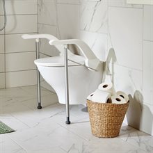 Toppmonterad skruvsats inkl stödben till My-Loo med armstöd