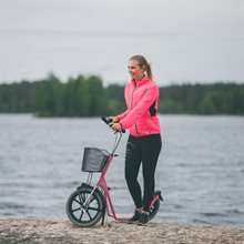 ESLA Sparkcykel 2-hjulig med hybridsstyre och korg